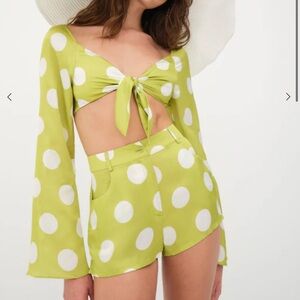 For Love and Lemons Galia Top and Leander Shorts. Both size M. NWT